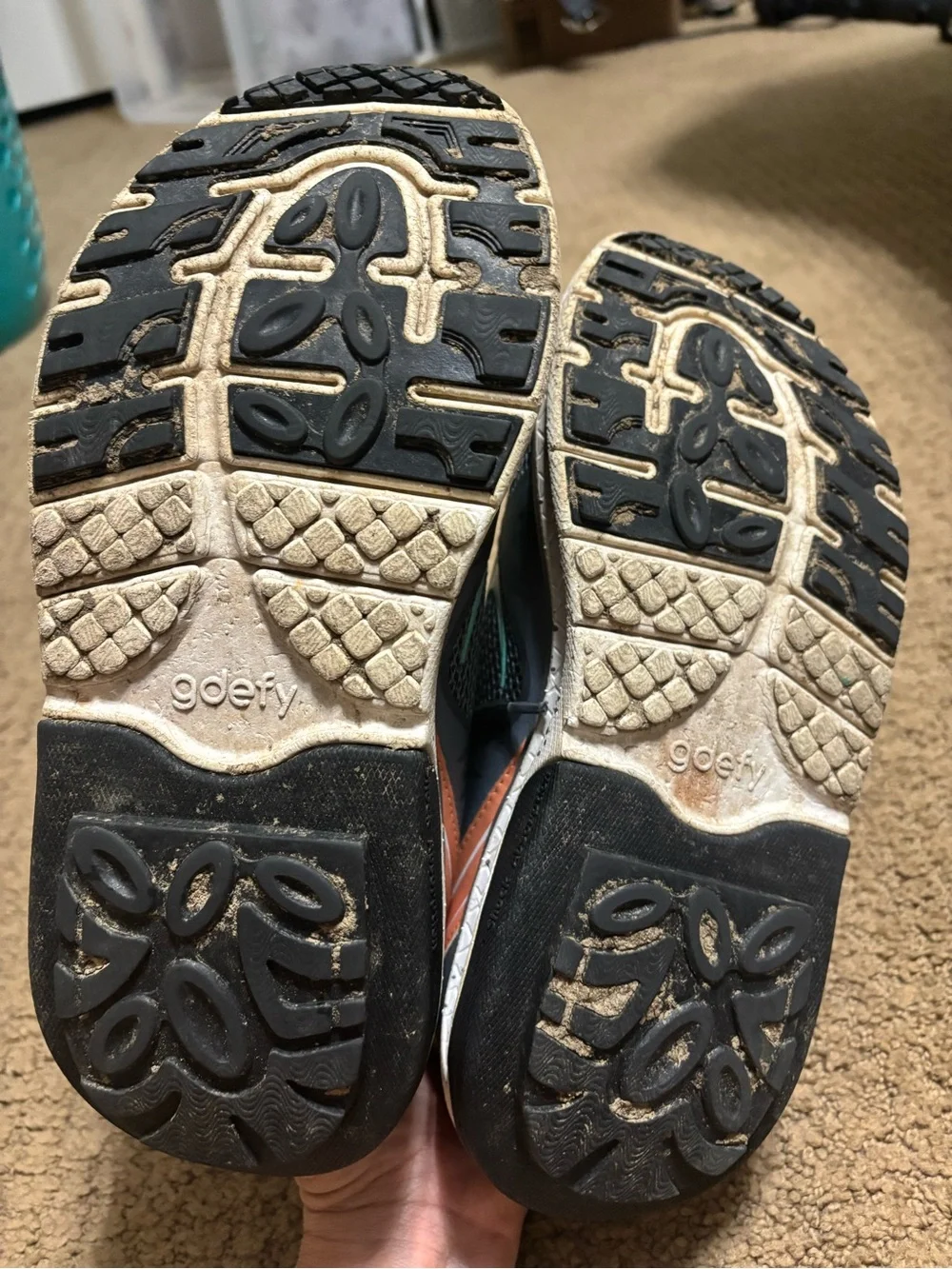 Gravity Defy Womens Charcoal & Pink Mesh Sneakers with Teal Logo